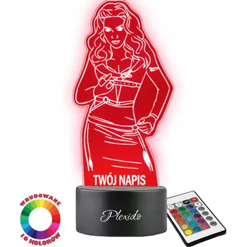 Lampička Plexido vícebarevná Noční lampa