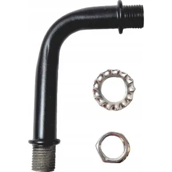 Nástěnné svítidlo Kovová trubka pro nástěnné lampy Černá