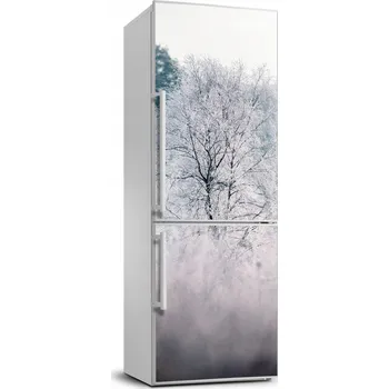 Fototapeta Samolepící Samolepka na ledničku Les v zimě 70x190