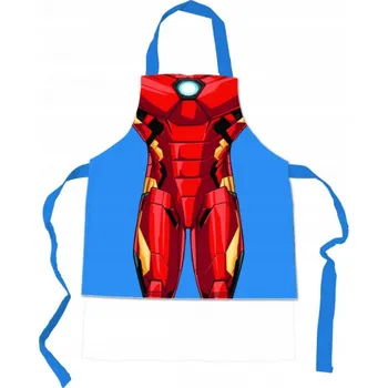 Kuchyňská zástěra Kuchyňská zástěra Stor Avengers Iron Man 78x69 cm modro-červená
