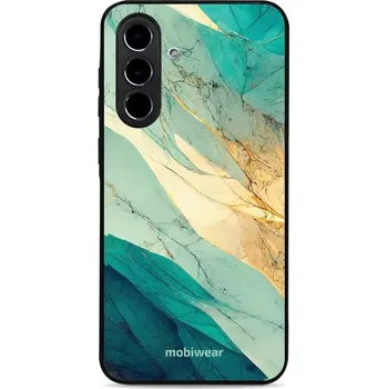 Lesklý kryt Mobiwear Glossy - Samsung Galaxy A56 5G - G024G - Zlatavý a zelenkavý mramor (Prémiové lesklé pouzdro, obal, kryt Mobiwear Glossy na mobil Samsung Galaxy A56 5G - G024G - Zlatavý a zelenkavý mramor, materiál Plast + TPU silikon - krytí po všec