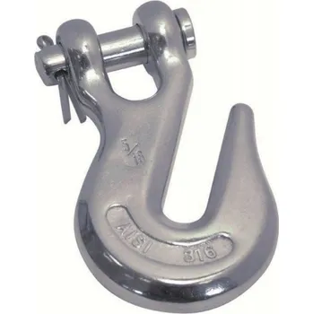 Upínací popruh Nerezový kotevní hák s čepem pro 10 mm řetěz