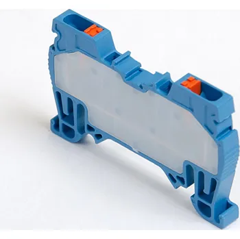 svorka ONKA 1,5mm2 pružinová kolejnicová spojka svorkovnice Terminál na DIN lištu 2-vodičová modrá, 1020005