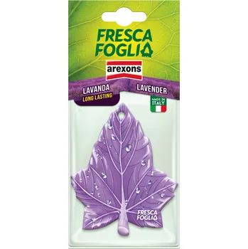 Vůně do auta Arexons Foglia Fresca LAVANDA osvěžovač vzduchu do auta - vůně levandule (stromeček)