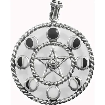 Přívěsek Peter Stone. Přívěsek. 9925051501 Stříbrný přívěsek kultovní symbol - Pentagram nr. 08