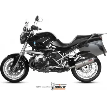 Výfuk pro motocykl Koncovka výfuku MIVV OVAL B.028.LNC Titan / Karbonové víčko VELKÁ BMW R 1200 R 2011-2014