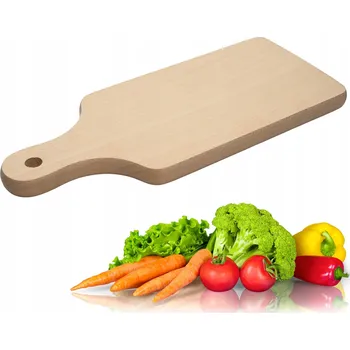 Kuchyňské prkénko BUKOVÉ KUCHYŇSKÉ PRKÉNKO S RUKOJETÍ 39X18 CM