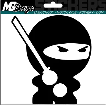 Samolepicí dekorace na vozidlo NÁLEPKA na auto NINJA WARRIOR SAMOLEPKA 15x13 cm
