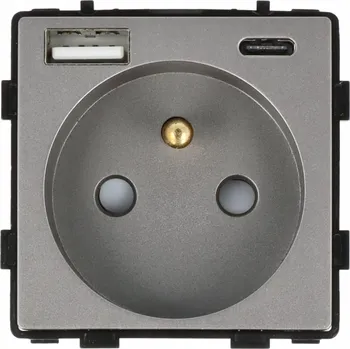 Elektrická zásuvka Elektrická Zásuvka DC Smart Home šedá