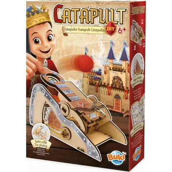 ostatní stavebnice Buki: Udělej si sám - STŘEDOVĚKÝ KATAPULT 6+