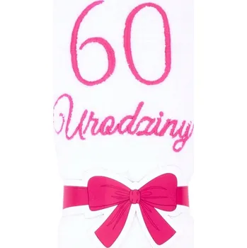 Ručník Dárkový ručník s potiskem Dárek k 60. narozeninám pro ženu, babičku