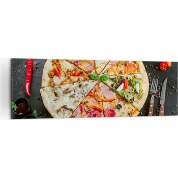 Obraz Velký obraz do obýváku 160x50 gastronomie moderní na plátně obrazy