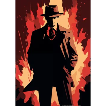 Plakát Plakát Tajemný Detektiv bez rámu 64 x 90 cm