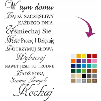 Obraz Dekorativní samolepka do obýváku Citáty Domov Rodina Nápisy na zeď 50x100