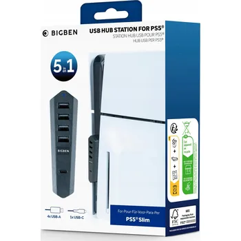 Hra pro PlayStation 5 BIG BEN PS5 SLIM Dokovací stanice / HUB USB