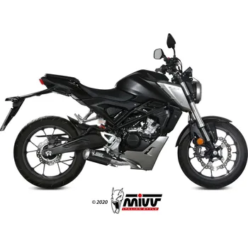 Výfuk pro motocykl Kompletní výfukový systém MIVV MK3 - karbonový HONDA CB 125 R 2018-2020