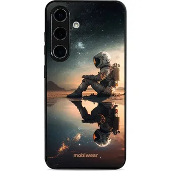 Pouzdro na mobilní telefon Lesklý kryt Mobiwear Glossy - Samsung Galaxy S25 - G003G Astronaut na samotce (Prémiové lesklé pouzdro, obal, kryt Mobiwear Glossy na mobil Samsung Galaxy S25 - G003G Astronaut na samotce, materiál Plast + TPU silikon - krytí po všech stranách,)