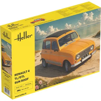 Plastikový model Renault 4 TL / GTL Sun Roof - Heller 82704