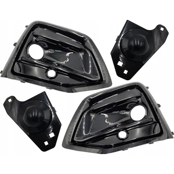 Nárazník MŘÍŽKA NÁRAZNÍKU LEVÁ PRAVÁ ČERNÁ + KRYTKY RADARU AUDI Q5 80A FACELIFT LIFT 20-