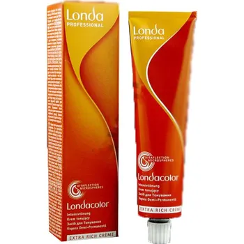 Barva na vlasy Barvy na vlasy Londa – odstíny červené a zrzavé. Zlato-měděná světlá blond.