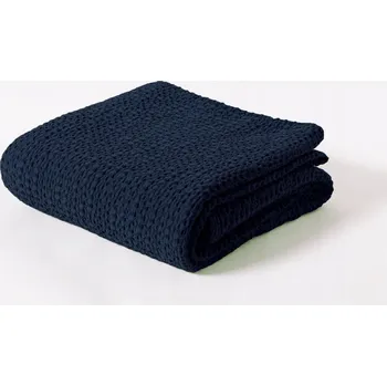 Prostěradlo Přehoz na postel Vital Home bavlna 200 cm x 240 cm modrý