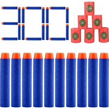 Dětská zbraň ŠIPKY DO NERF ELITE N-STRIKE PUŠKY PISTOLE ODRÁŽEDLA 300 KUSŮ