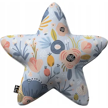 Polštář Žluté Tipi Polštář Lucky Star modrý