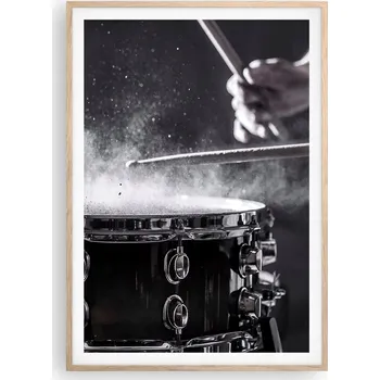 Obraz Plakát na zeď v rámu světlý dub 70x100 hudba obraz plakáty do obýváku
