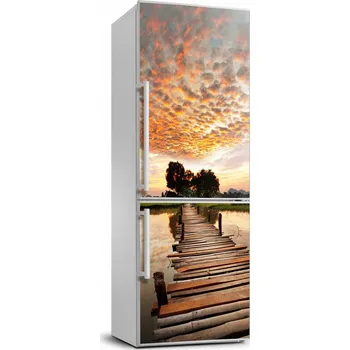 Fototapeta Nálepka Tapeta na ledničku Dřevěný most 70x190