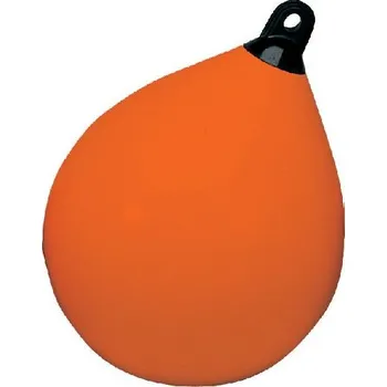 Člun Kulatý fendr Majoni oranžový s černými konci, průměr 35 - 65 cm Velikost: průměr 35 cm, délka 48 cm