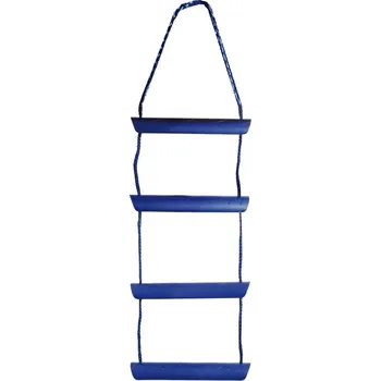 Žebřík Provazový žebřík Lexan s 5 půlkulatými příčkami