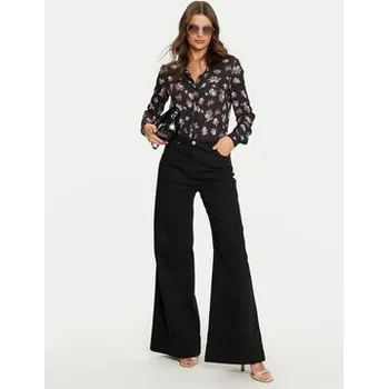 Guess Košile W4BH56 WGLA2 Černá Comfort Fit XS