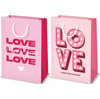 Dárková taška Ozdobná dárková taška Valentýnská Malá Delta Graphix TMV/1