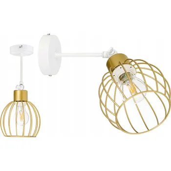 Nástěnné svítidlo Nástěnná LAMPA KINKIET nastavitelná loft drát zlatá 1