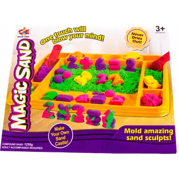 kinetický písek KINETICKÝ PÍSEK 1,25 KG PÍSKOVIŠTĚ FORMIČKY