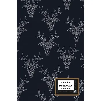 Poznámkový blok B5 HEAD Deer, HD-168,160 listov, štvorčekový (5x5mm)