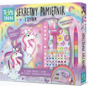 Zápisník Tajný deník s heslem Jednorožec STnux