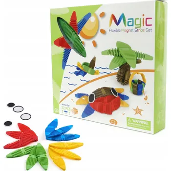 ostatní stavebnice ELASTICKÉ MAGNETICKÉ 3D STAVEBNICE SADA 22 Dílů.