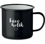 KÁVOHOLIK - černý plecháček 350 ml