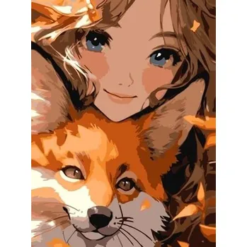 Set školních potřeb Malowanie po numerach - Dobre dusze 30x40cm