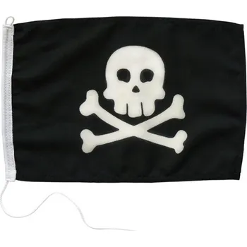 Vlajka Pirátská vlajka 30 x 45 cm