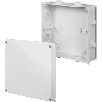 Elektroinstalační krabice Elektroinstalační krabice na omítku Elektro-Plast 196 x 196 x 78 mm