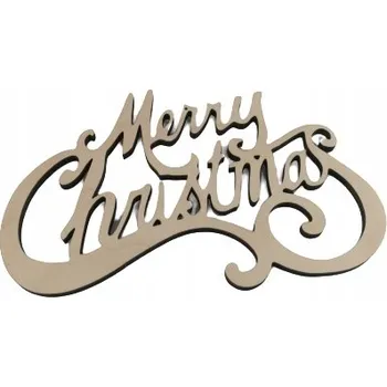 Vánoční dekorace VÁNOČNÍ DEKORACE MERRY CHRISTMAS PŘEKLIŽKA 70X45 cm