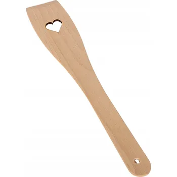 Špachtle dřevěná špachtle "srdce" valentýnská