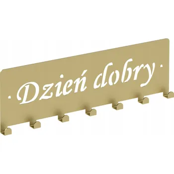 Věšák VĚŠÁK NA OBLEČENÍ KOVOVÝ ČERNÝ HÁČKY LOFT ŠATNA 17195