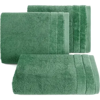 Ručník Bavlněný froté ručník s proužky DAMIAN 50x90 cm, zelená, 500 gr Mybesthome