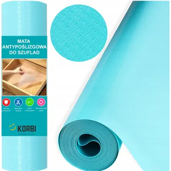 Prostěradlo PROSTISKLUZOVÁ PODLOŽKA Ochranná do zásuvek skříněk 300x50 cm MODRÁ