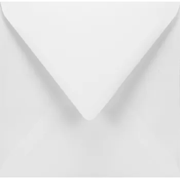 Obálka Ozdobné obálky K4 ZBond 153x153 bílé trojúhelníkové / 5 ks