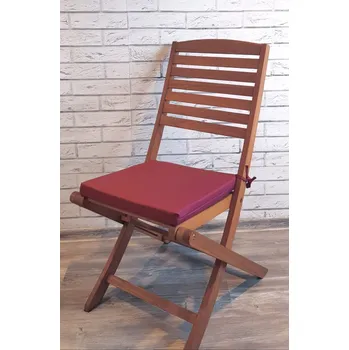 Podsedák Zahradní podsedák na židli GARDEN color vínová 40x40x4 cm Mybesthome