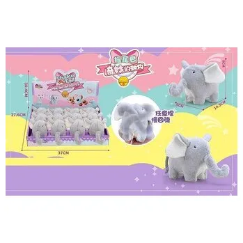 plyšák Słoń pluszowy kręcący trąbą